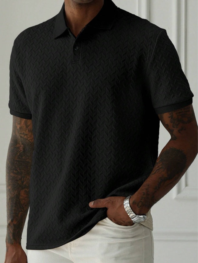 Robin – Simple Polo Collar Short Sleeve Shirt