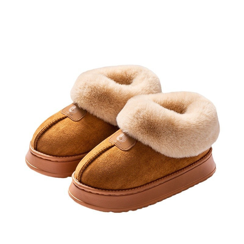 Jade – Women's Fleece-lined Thermal Cotton Slippers