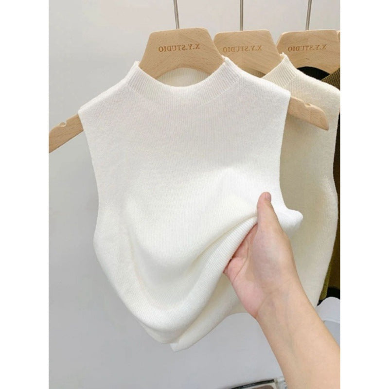Rebecca – Knitted Strappy Sleeveless Tank Top