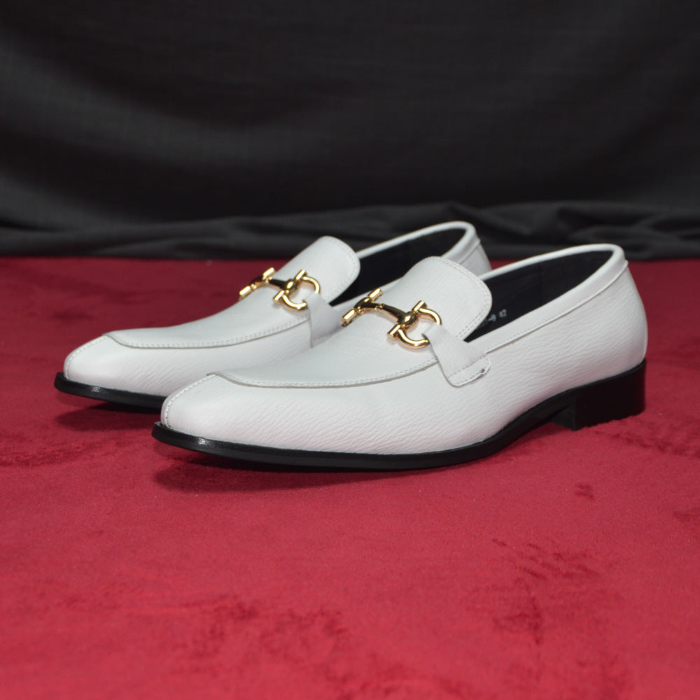 Warren – Casual White Vegan Leather Shoes