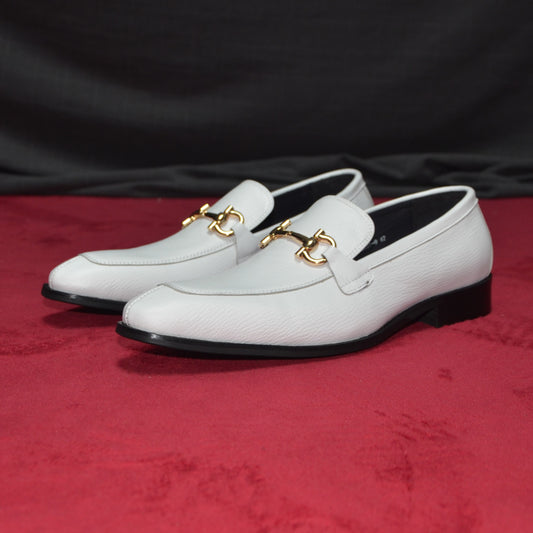 Warren – Casual White Vegan Leather Shoes