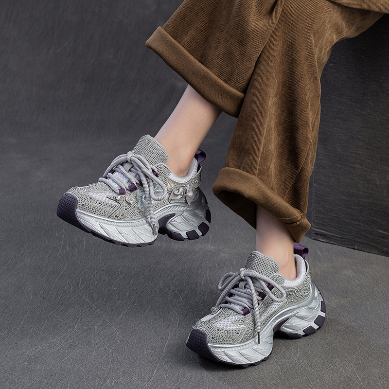 Pamela – Height Increasing Air Cushion Mesh Sneakers