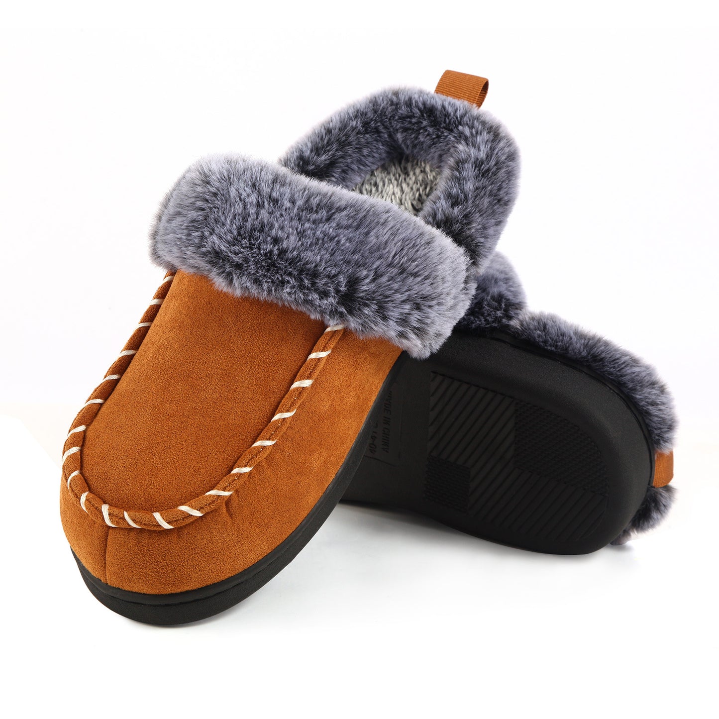 Danny – Cozy Vegan Suede Home Slippers