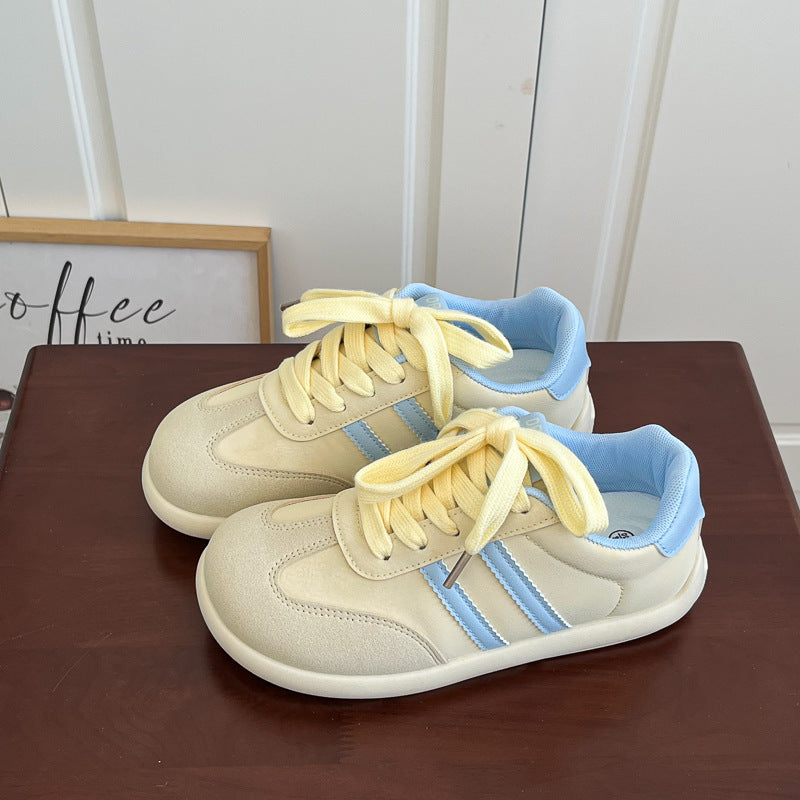 Louise – Low-top Square Toe Canvas Shoes