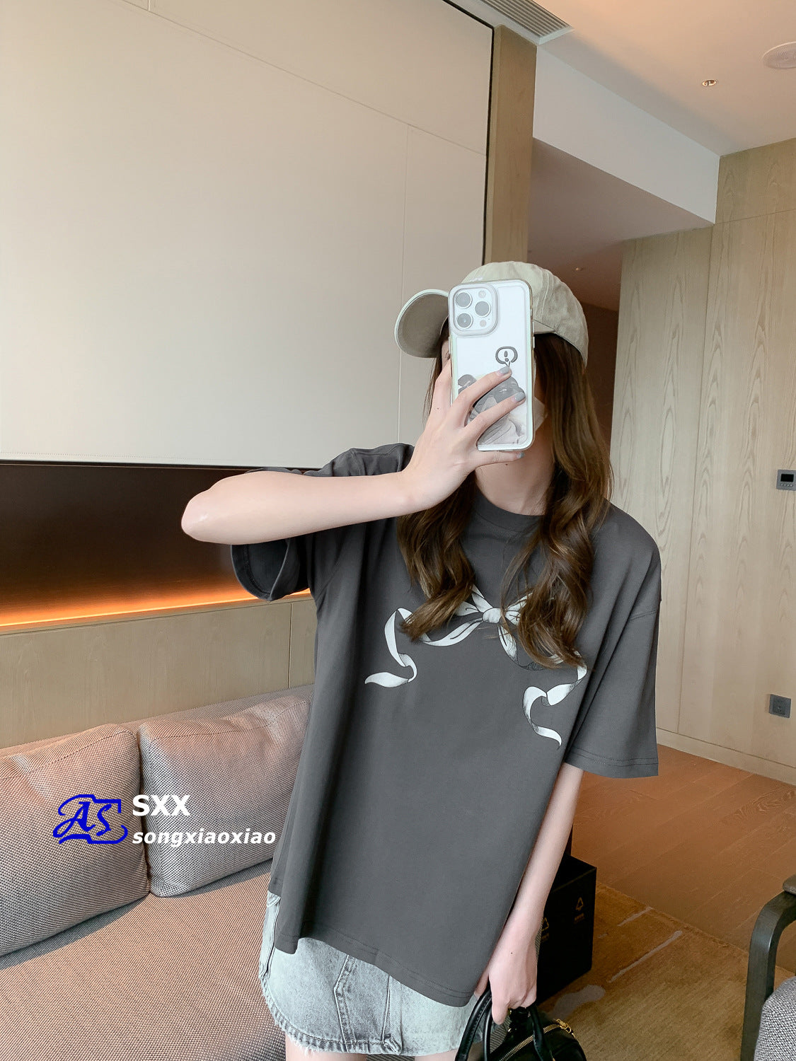 Desmond – Casual Bow Print Short Sleeve