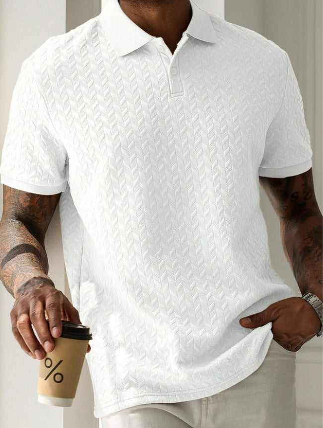 Robin – Simple Polo Collar Short Sleeve Shirt