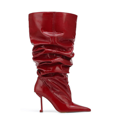 Amy – Square Toe Stiletto Heel Party Boots