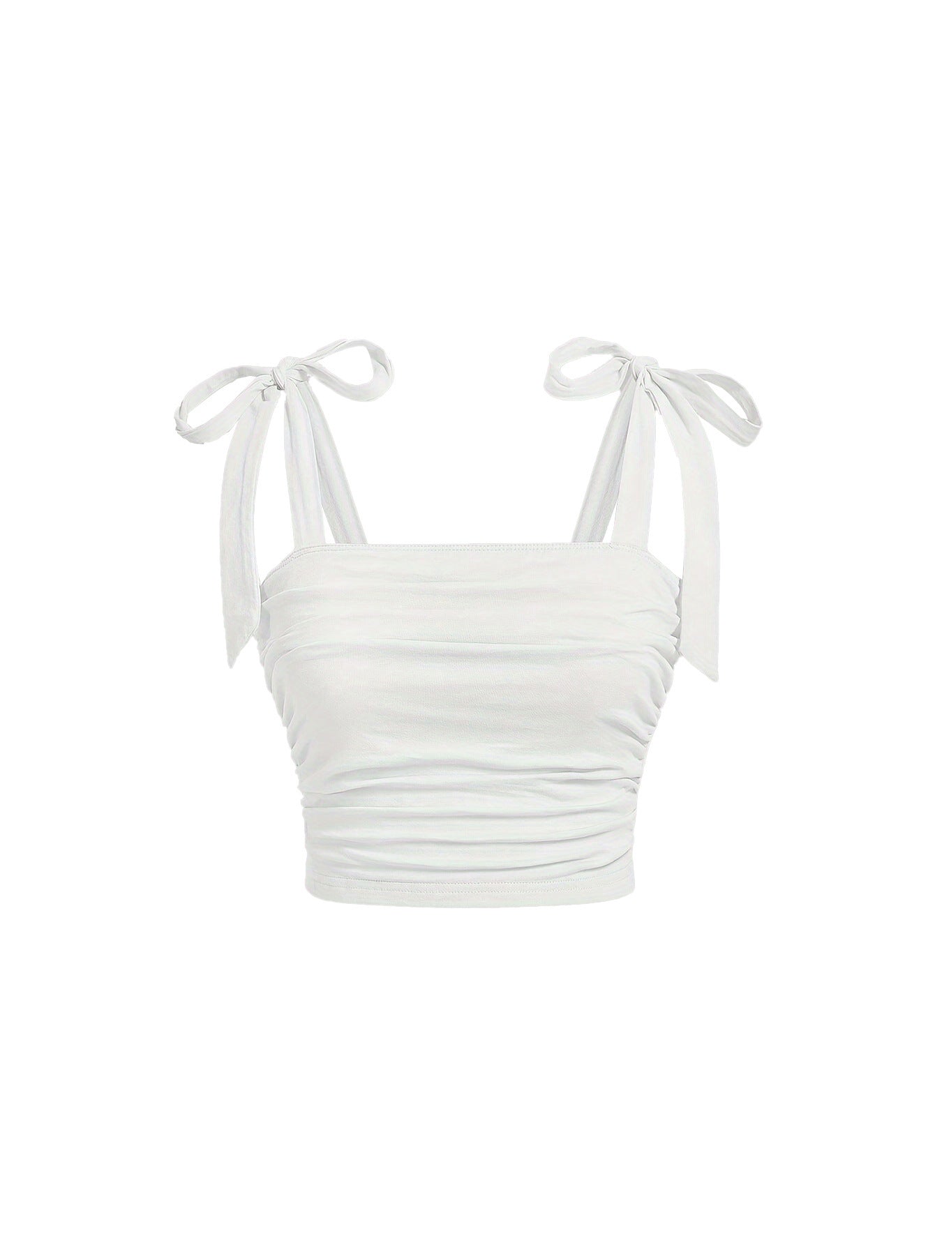 Adele – Sweet Bow Lace-up Sleeveless Top