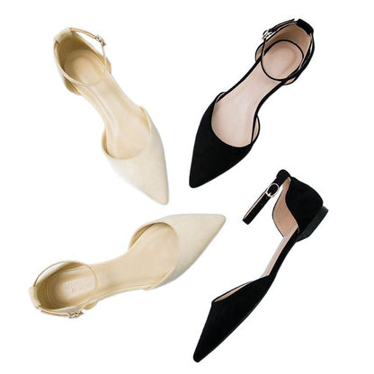 Vanessa – Simple Flat Vegan Leather Sandals