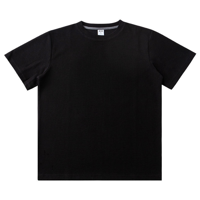 Benjamin – Men's Loose Solid Color Knitted T-shirt