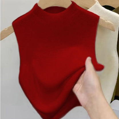 Rebecca – Knitted Strappy Sleeveless Tank Top