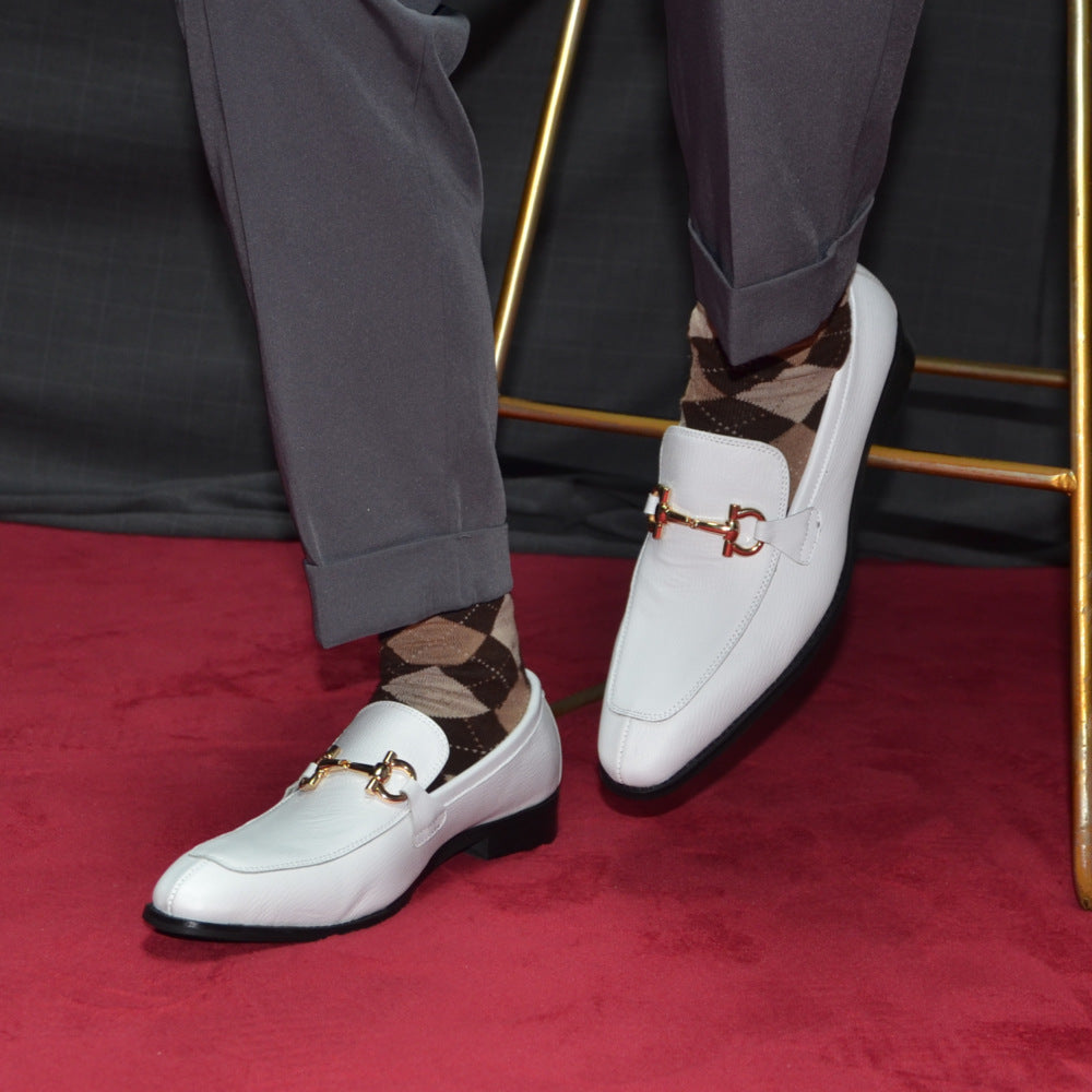 Warren – Casual White Vegan Leather Shoes