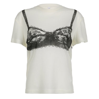 Hannah – Contrast Lace See-through Corset Top