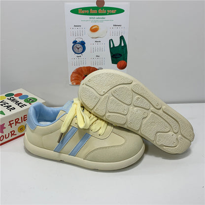 Louise – Low-top Square Toe Canvas Shoes