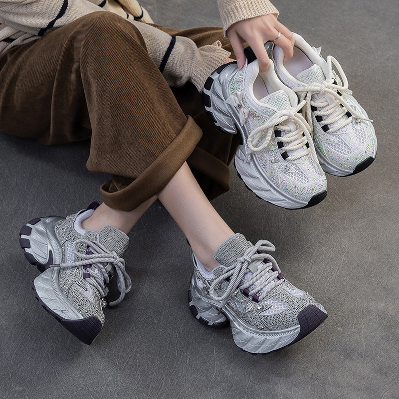 Pamela – Height Increasing Air Cushion Mesh Sneakers