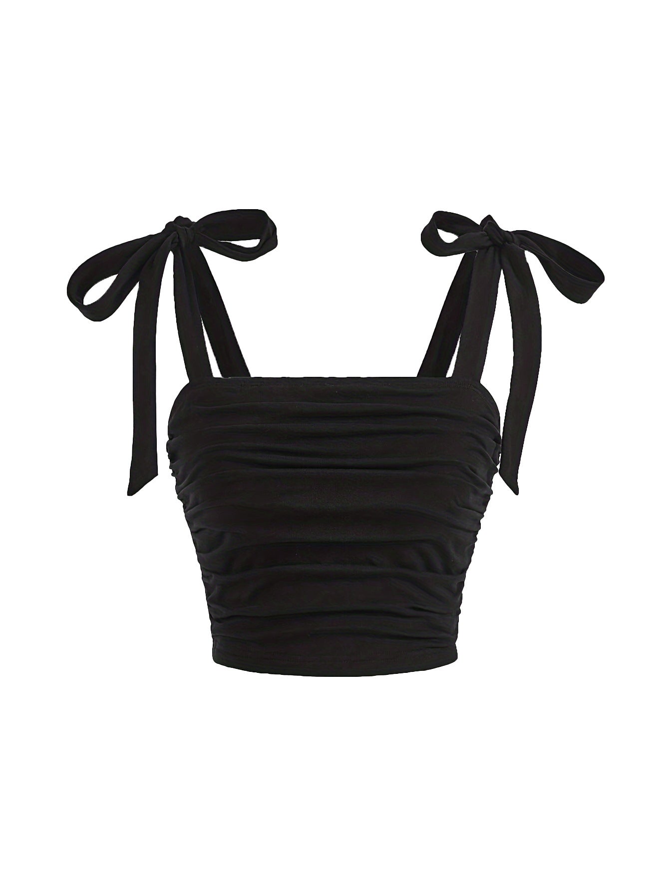 Adele – Sweet Bow Lace-up Sleeveless Top
