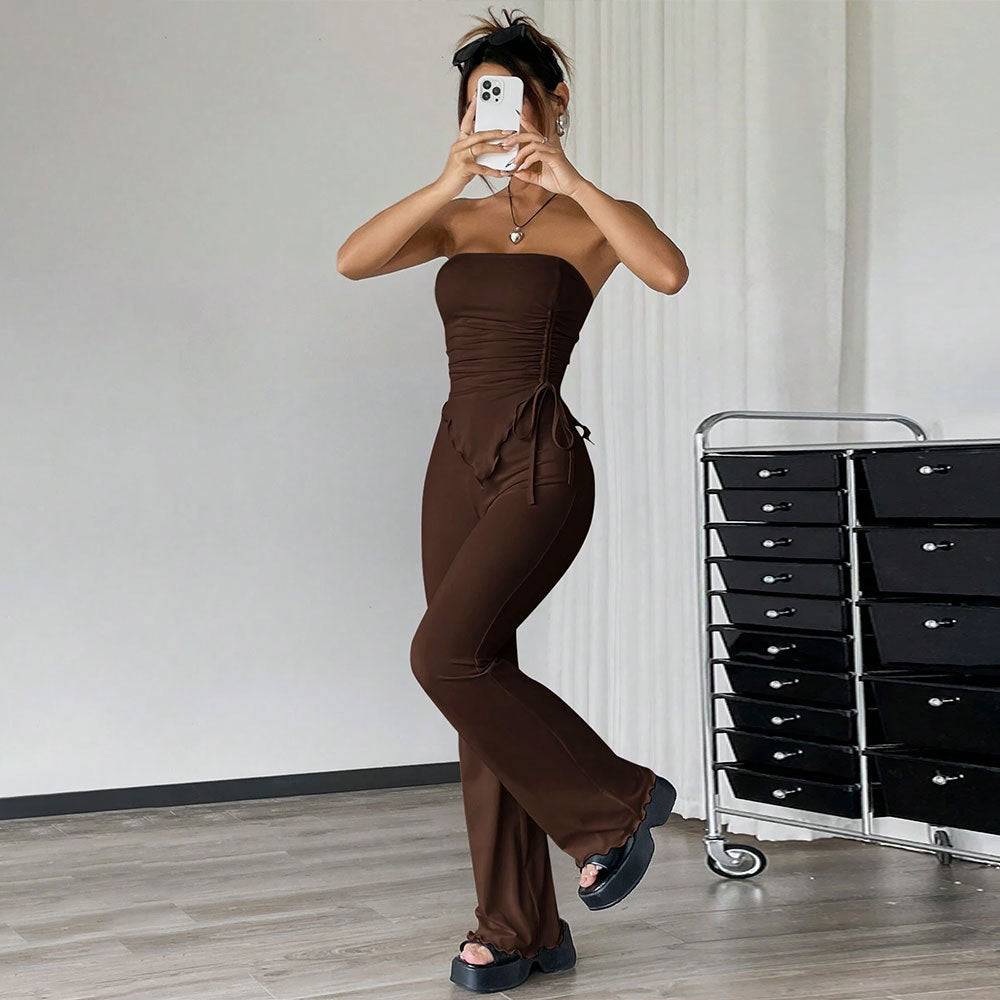 Ann – Stylish Tube Top and Trousers Set