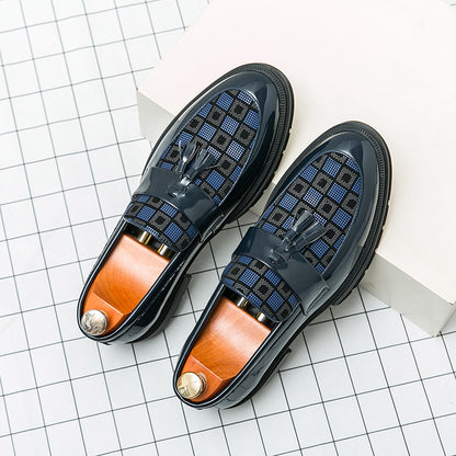 Julian – Men's Platform Vegan Leather Slip-On Shoes