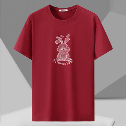 Joe – Men's Loose Round Neck Half Sleeve Shirt