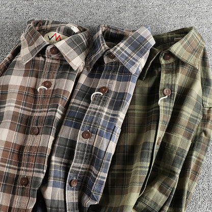 Bobby – Fashionable Plaid Long-sleeved Shirt