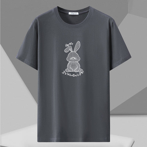 Joe – Men's Loose Round Neck Half Sleeve Shirt