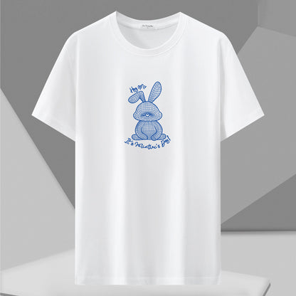 Joe – Men's Loose Round Neck Half Sleeve Shirt