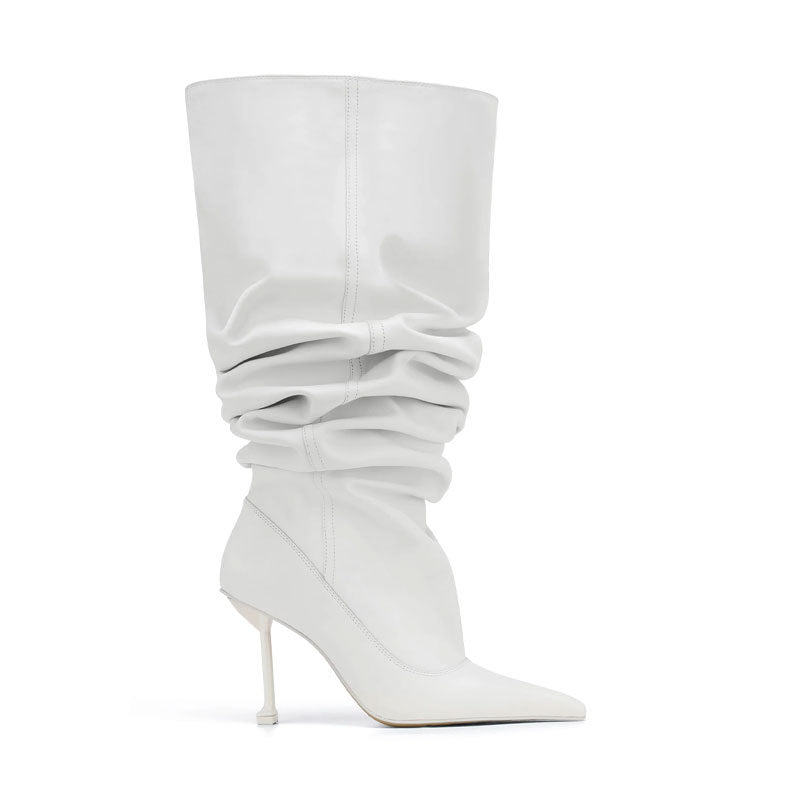 Amy – Square Toe Stiletto Heel Party Boots