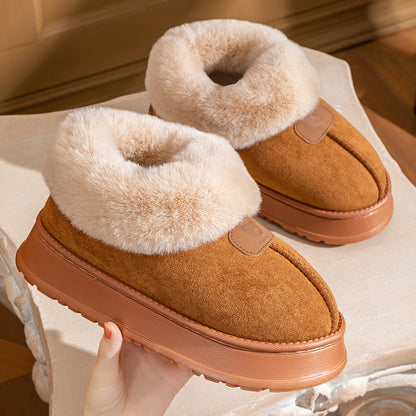 Jade – Women's Fleece-lined Thermal Cotton Slippers