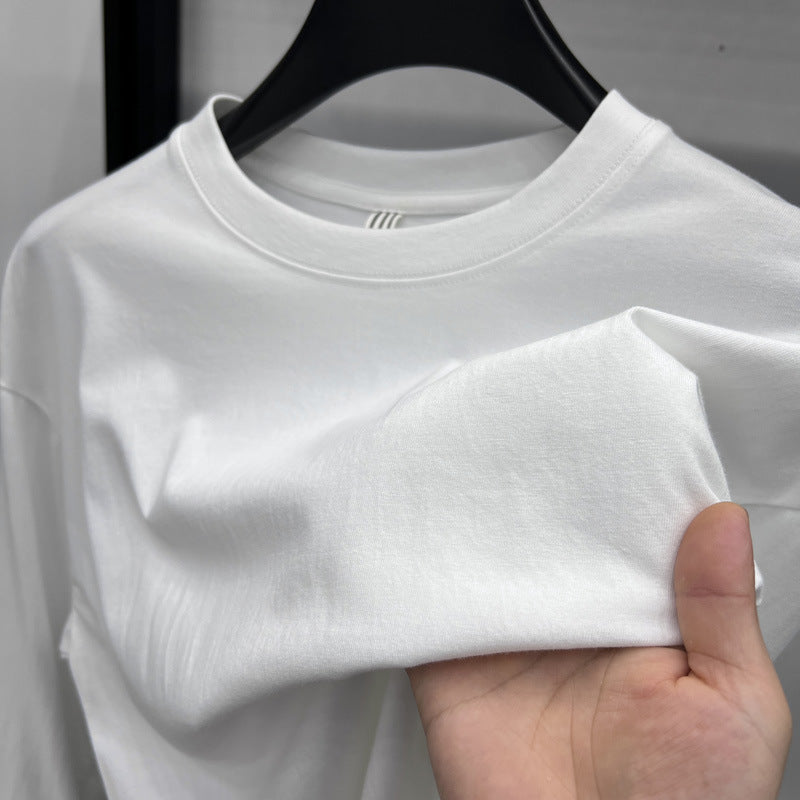 Rhys – Long-staple Cotton Off-shoulder Shirt