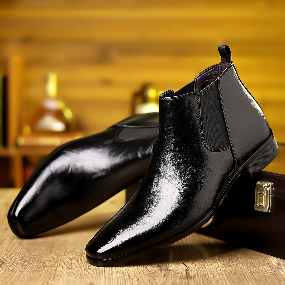 Adam – Vegan Leather High-top Shoes