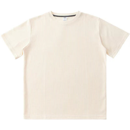 Benjamin – Men's Loose Solid Color Knitted T-shirt