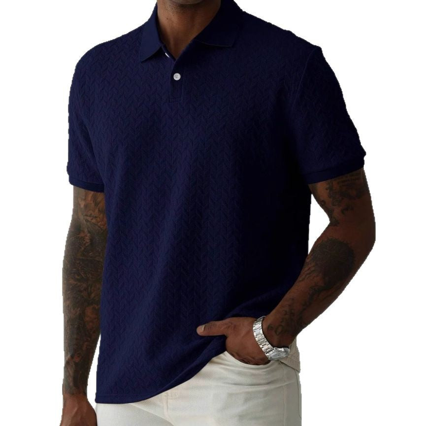 Robin – Simple Polo Collar Short Sleeve Shirt