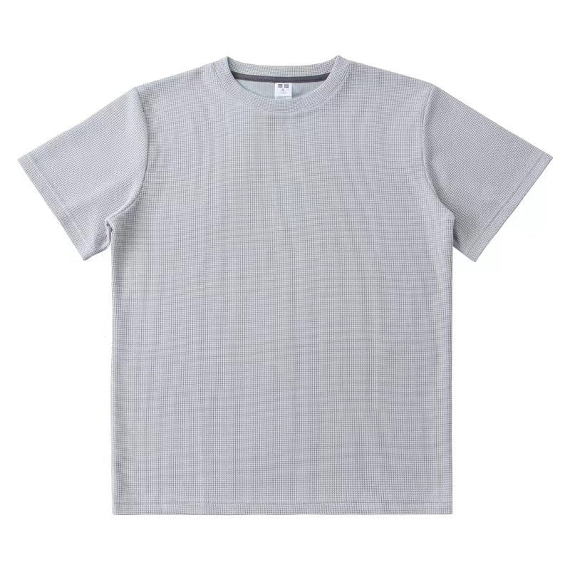 Benjamin – Men's Loose Solid Color Knitted T-shirt