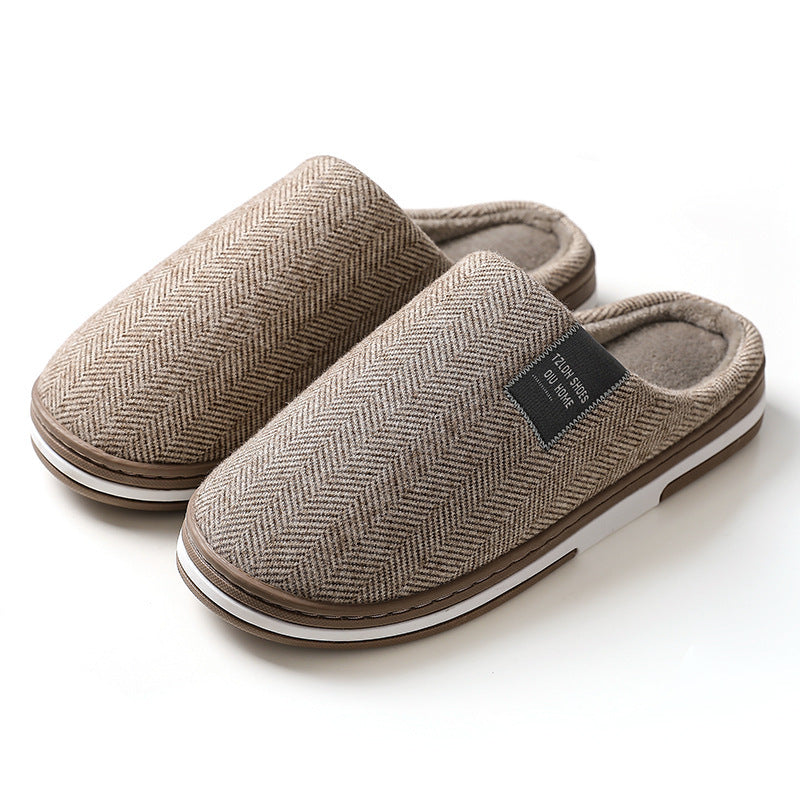 Eddie – Cozy Men's Vegan Slippers with Thick Non-slip Sole