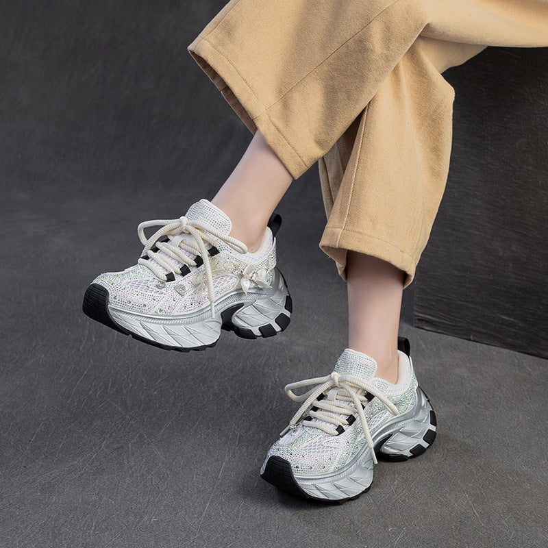 Pamela – Height Increasing Air Cushion Mesh Sneakers