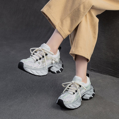 Pamela – Height Increasing Air Cushion Mesh Sneakers