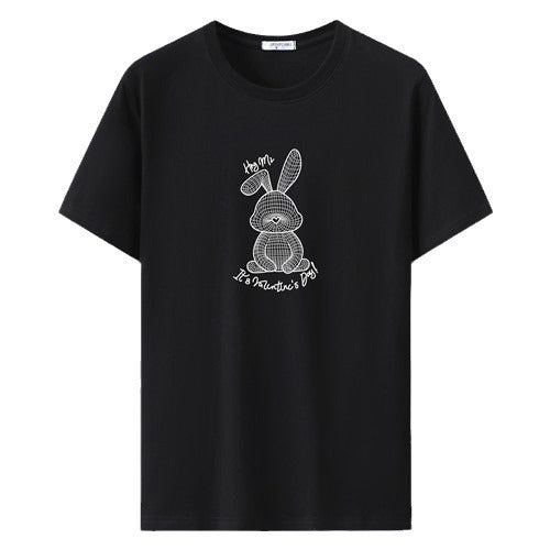 Joe – Men's Loose Round Neck Half Sleeve Shirt