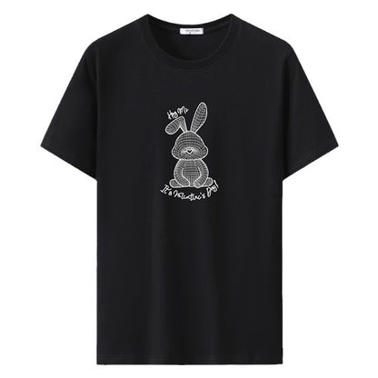 Joe – Men's Loose Round Neck Half Sleeve Shirt