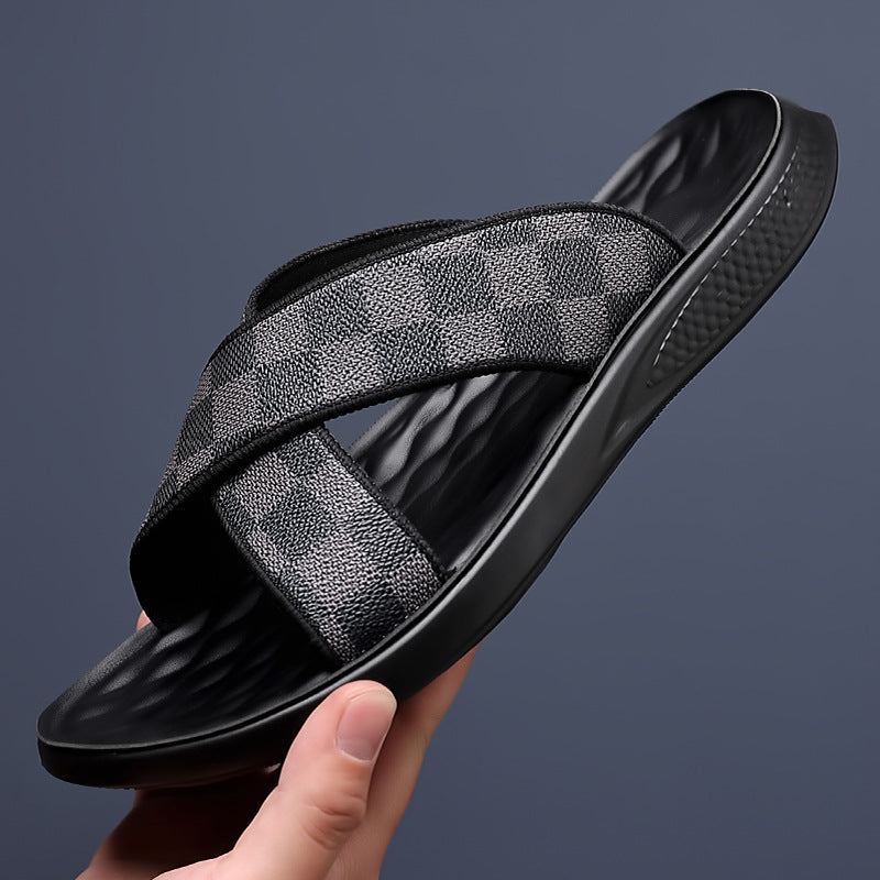Doug – Men's Checkered Outdoor Sandals