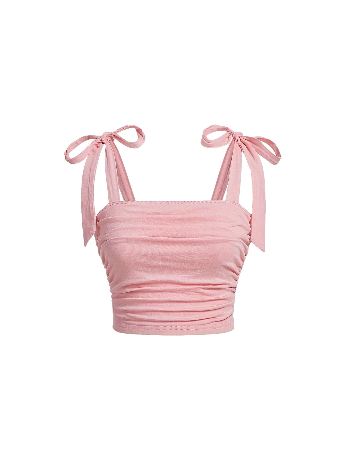 Adele – Sweet Bow Lace-up Sleeveless Top