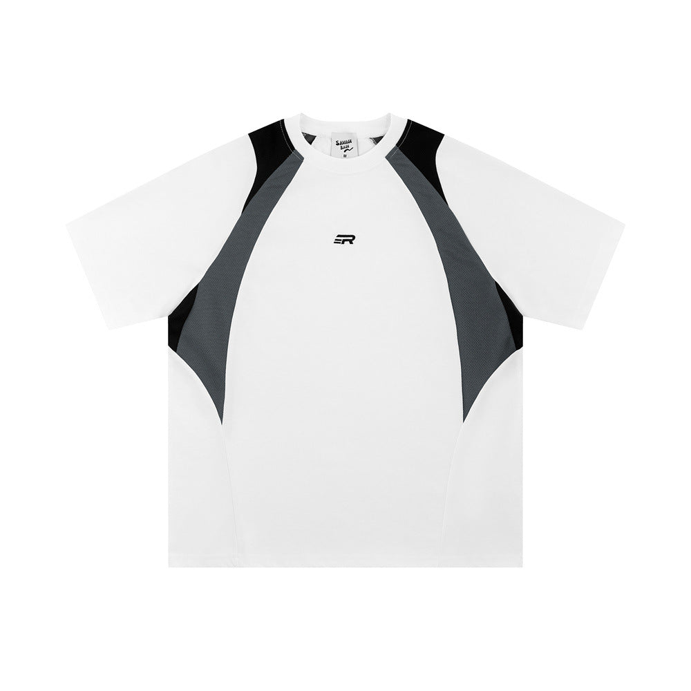 Kenny – Loose Casual T-shirt with Letter Stitching