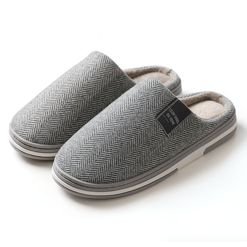 Eddie – Cozy Men's Vegan Slippers with Thick Non-slip Sole