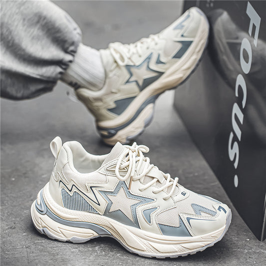 Gerald – Trendy Casual Sneakers with Thick Sole