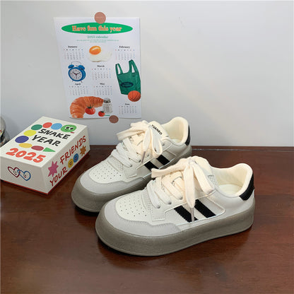 Amelia – Canvas Thick-Soled Casual Sneakers