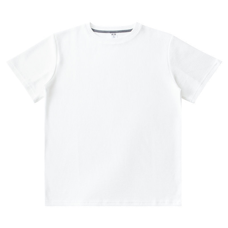 Benjamin – Men's Loose Solid Color Knitted T-shirt
