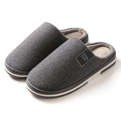 Eddie – Cozy Men's Vegan Slippers with Thick Non-slip Sole