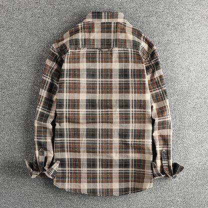 Bobby – Fashionable Plaid Long-sleeved Shirt