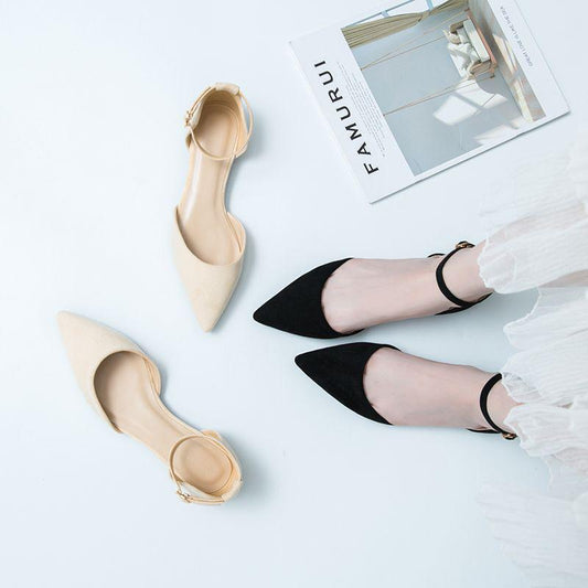 Vanessa – Simple Flat Vegan Leather Sandals