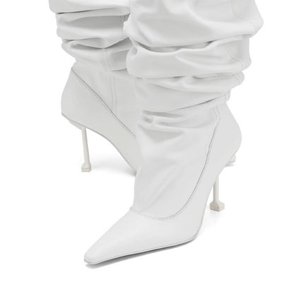 Amy – Square Toe Stiletto Heel Party Boots