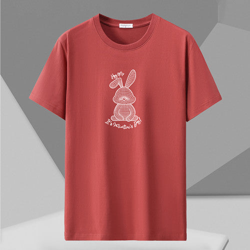 Joe – Men's Loose Round Neck Half Sleeve Shirt